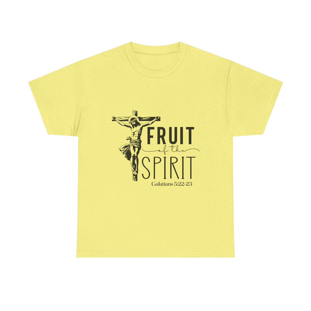 Fruit of the Spirit Galatians 5 22-23-01 Unisex Heavy Cotton Tee - Faith Scripture Gift | Gifts Of Words