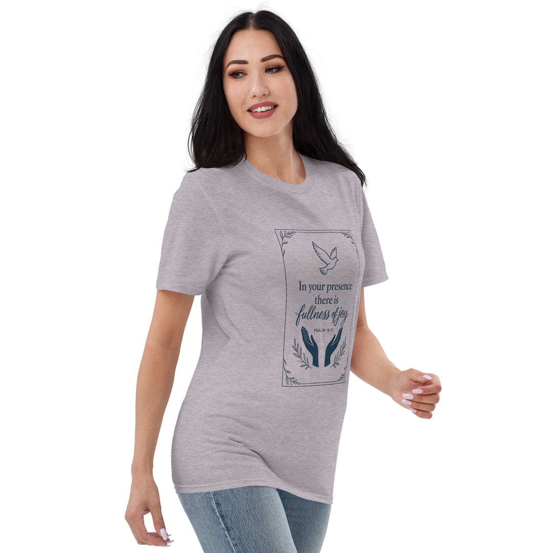 In Your Presence T-Shirt - Faith Scripture Gift | Gifts Of Words