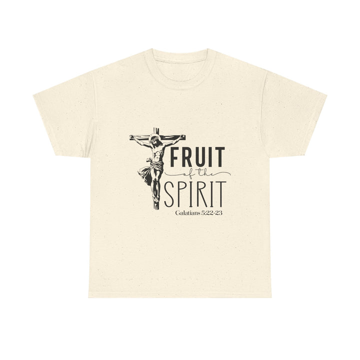 Fruit of the Spirit Galatians 5 22-23-01 Unisex Heavy Cotton Tee - Faith Scripture Gift | Gifts Of Words