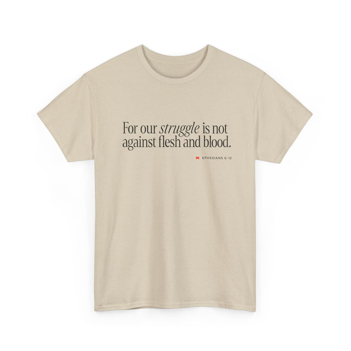 Heavy Cotton Tee – Durable Premium Fit Everyday Basic - Faith Scripture Gift | Gifts Of Words