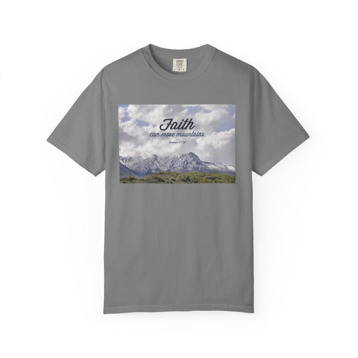 Garment-Dyed T-Shirt – Premium Retro Wash Soft Cotton Tee - Faith Scripture Gift | Gifts Of Words