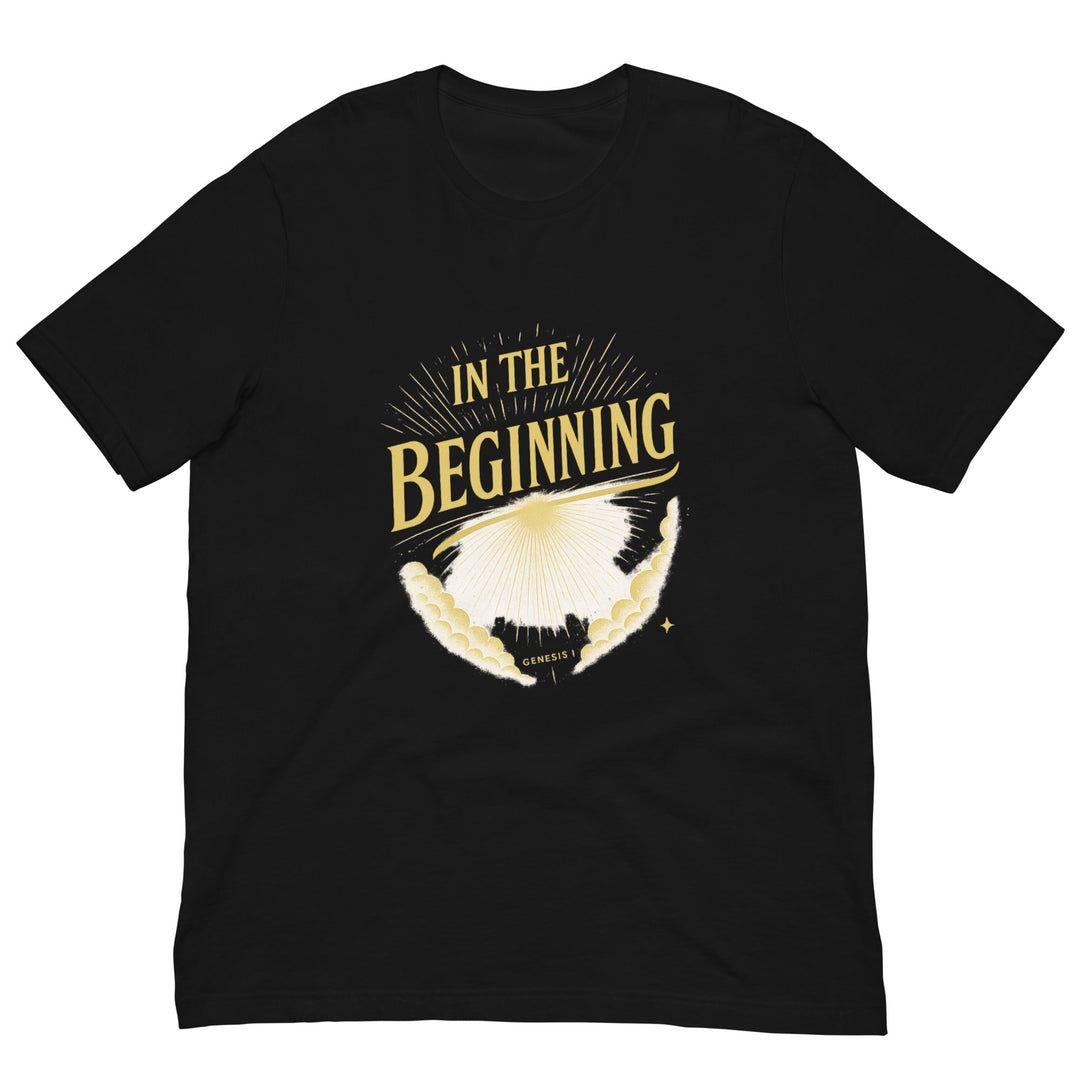 In the Beginning T-shirt - Faith Scripture Gift | Gifts Of Words