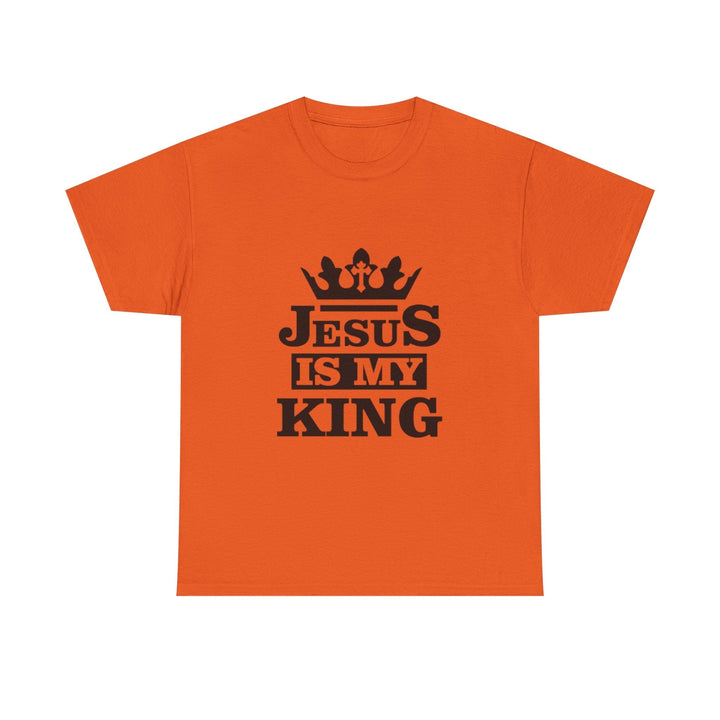 Jesus Is My King T-Shirt - Bold Christian Faith Graphic Tee - Faith Scripture Gift | Gifts Of Words
