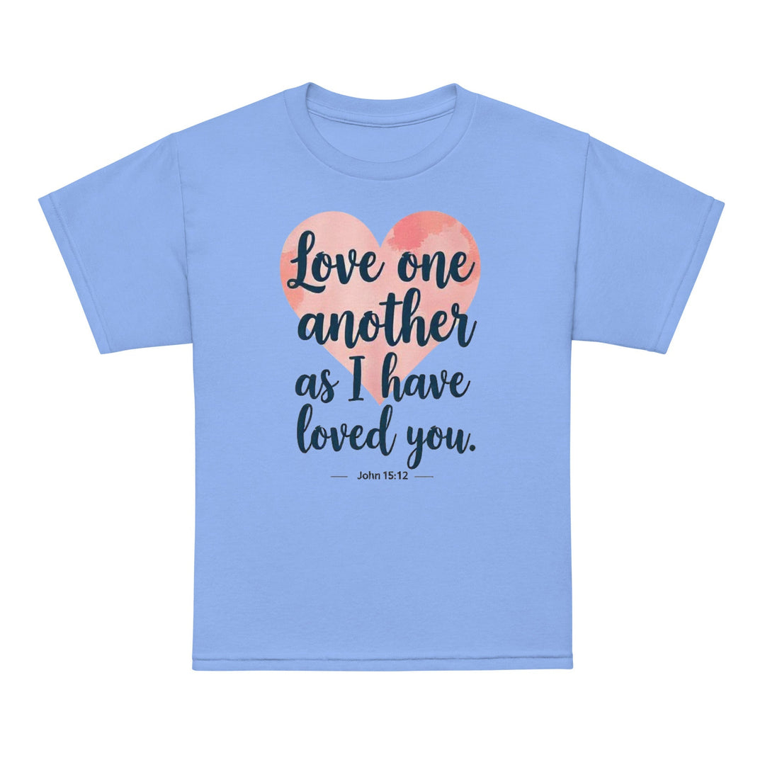 Love One Another Youth t-shirt - Faith Scripture Gift | Gifts Of Words