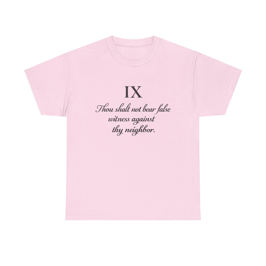 Heavy Cotton Tee – Premium Quality Durable Unisex Crewneck - Faith Scripture Gift | Gifts Of Words
