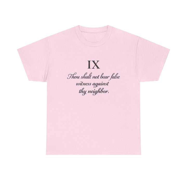 Heavy Cotton Tee – Premium Quality Durable Unisex Crewneck - Faith Scripture Gift | Gifts Of Words