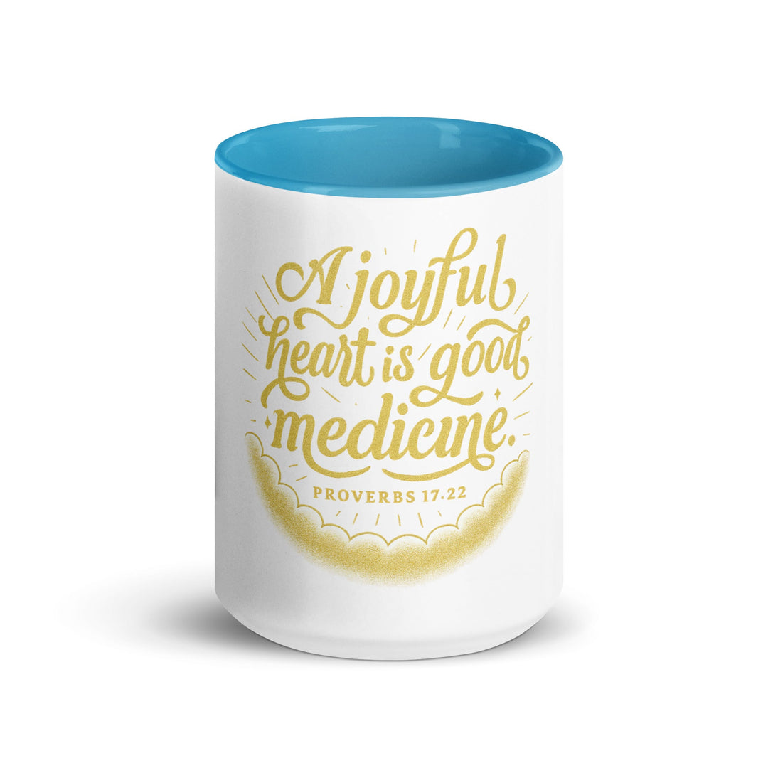 A joyful heart is good medicine Mug - Faith Scripture Gift | Gifts Of Words