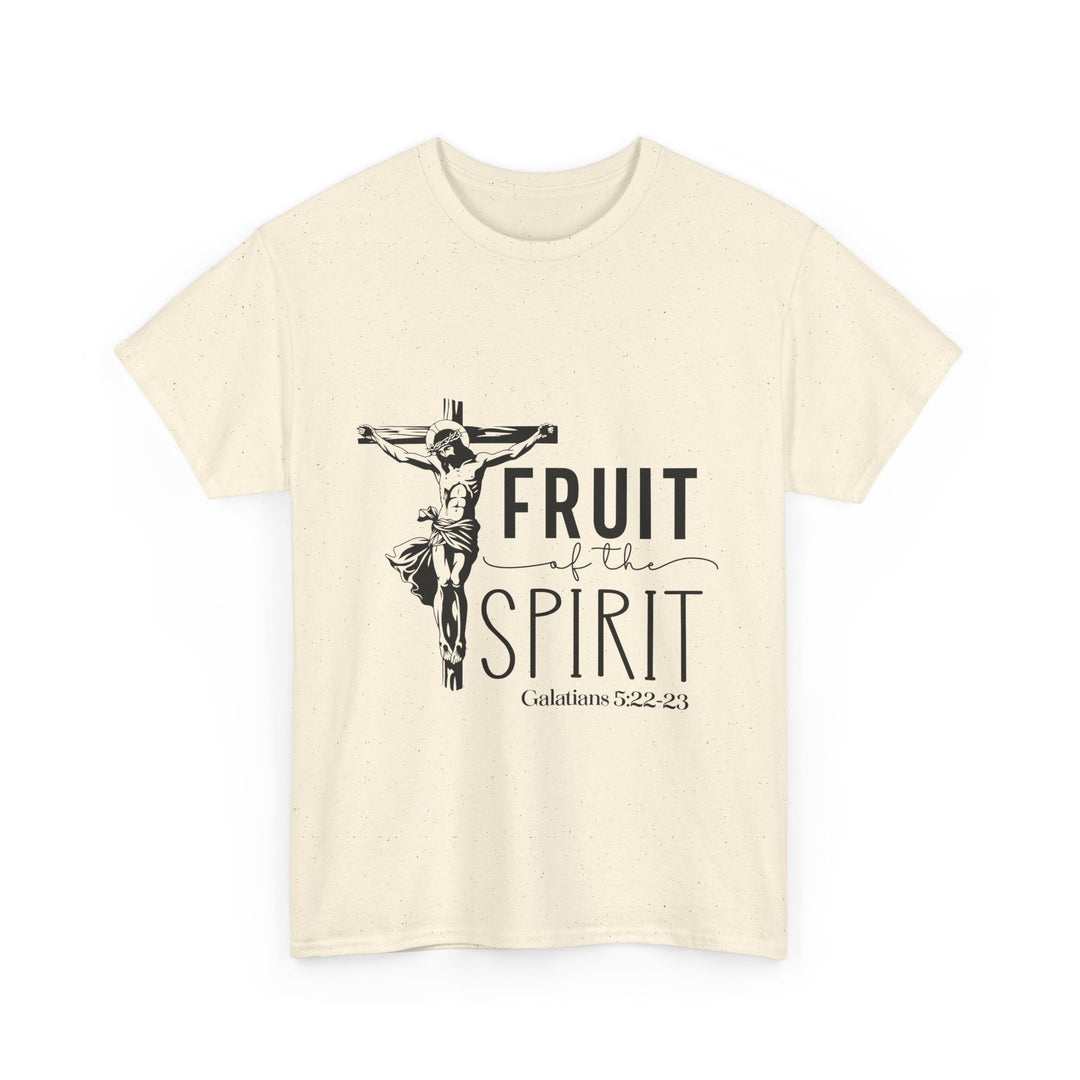 Fruit of the Spirit Galatians 5 22-23-01 Unisex Heavy Cotton Tee - Faith Scripture Gift | Gifts Of Words