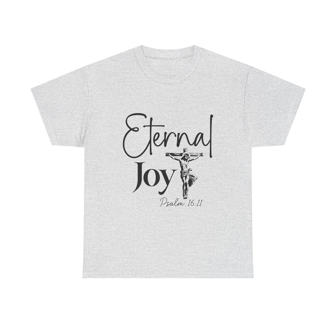 Eternal Joy Psalm 16 11-01 Unisex Heavy Cotton Tee - Faith Scripture Gift | Gifts Of Words