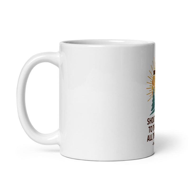 Shout for joy to all the Lord Mug - Faith Scripture Gift | Gifts Of Words