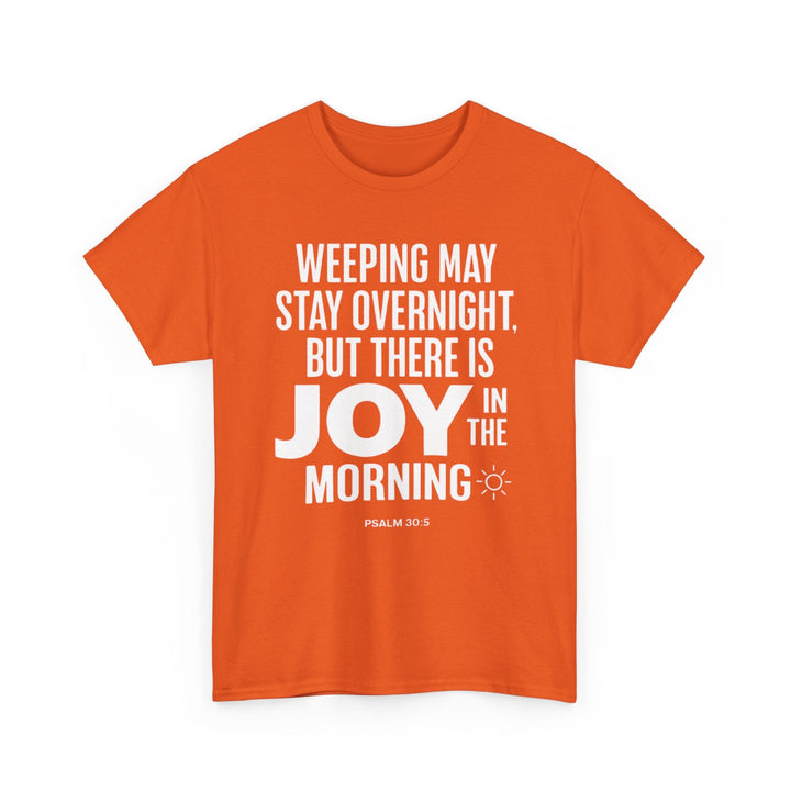 Heavy Cotton Tee – Premium Weight Durable Unisex Crewneck - Faith Scripture Gift | Gifts Of Words