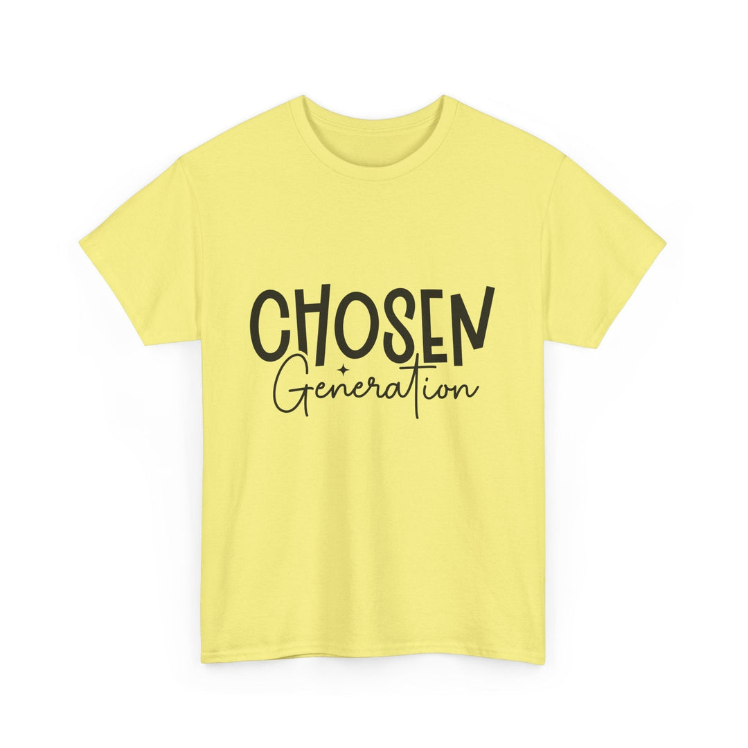 Chosen Generation Unisex Heavy Cotton Tee - Faith Scripture Gift | Gifts Of Words