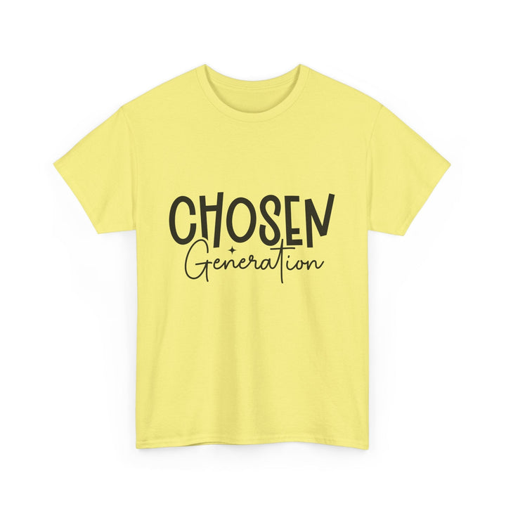 Chosen Generation Unisex Heavy Cotton Tee - Faith Scripture Gift | Gifts Of Words
