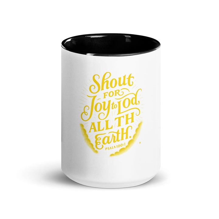 Shout for Joy to Lod all TH  EarthMug - Faith Scripture Gift | Gifts Of Words