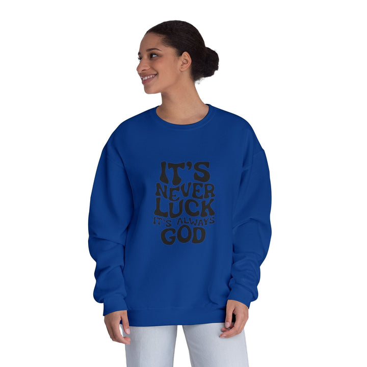 Faith Crewneck Sweatshirt - Premium Christian Fleece Apparel - Faith Scripture Gift | Gifts Of Words