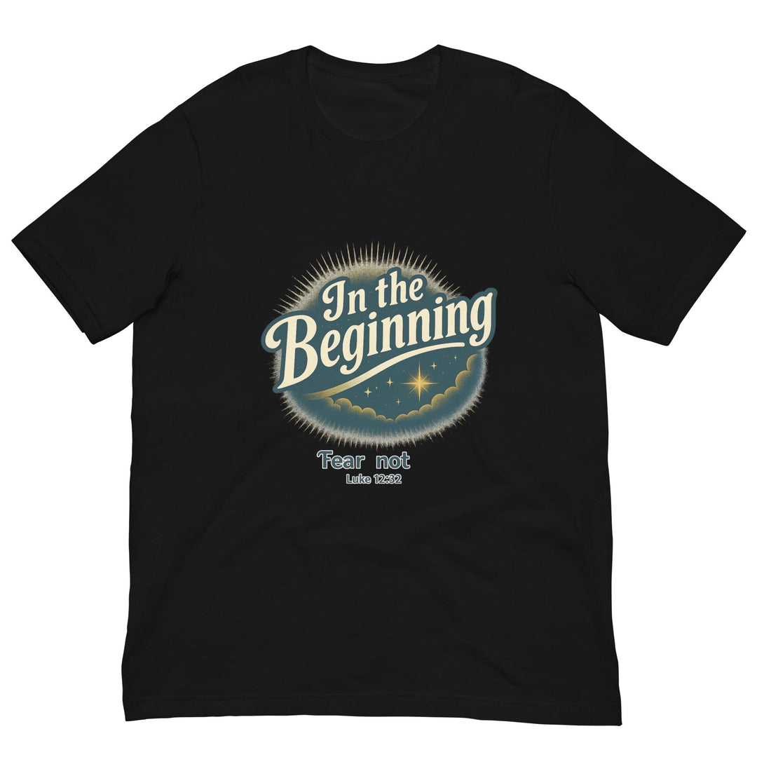In the Beginning T-shirt - Faith Scripture Gift | Gifts Of Words