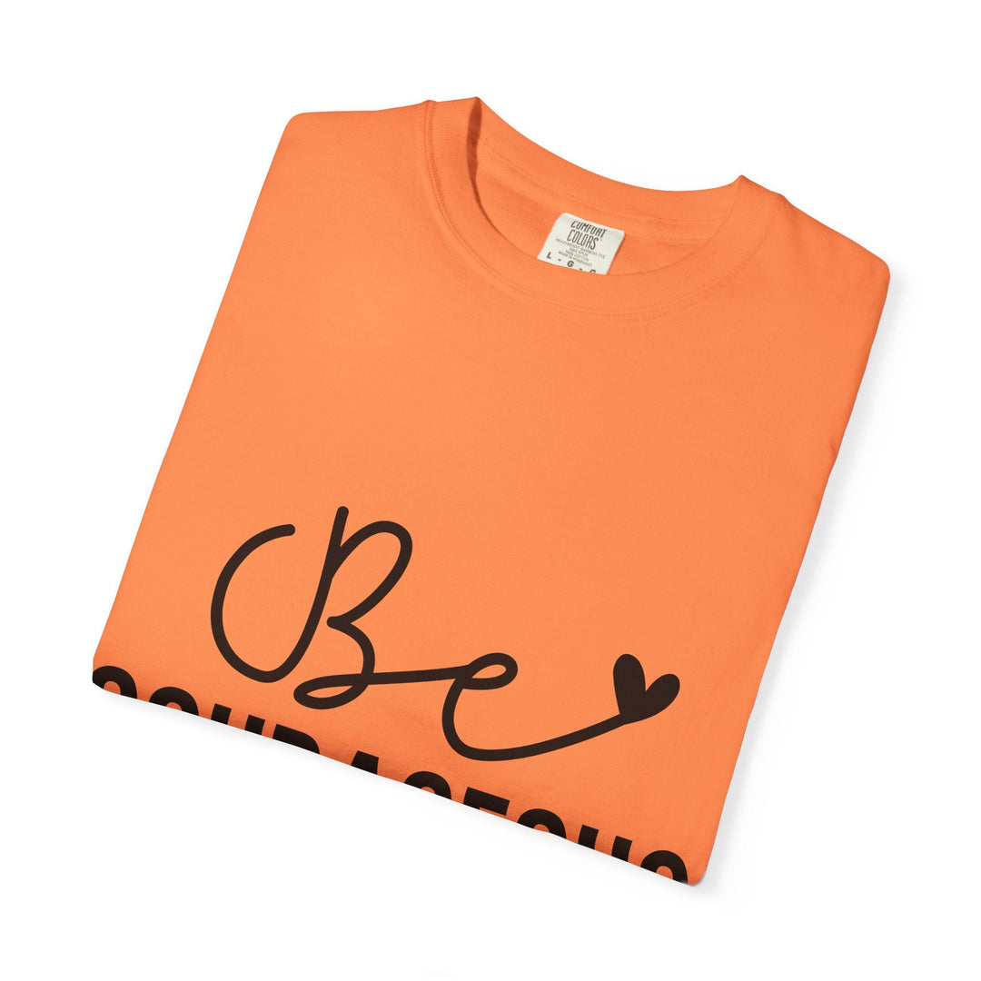 Be Courageous Joshua 1 9-01 Unisex Garment-Dyed T-shirt - Faith Scripture Gift | Gifts Of Words