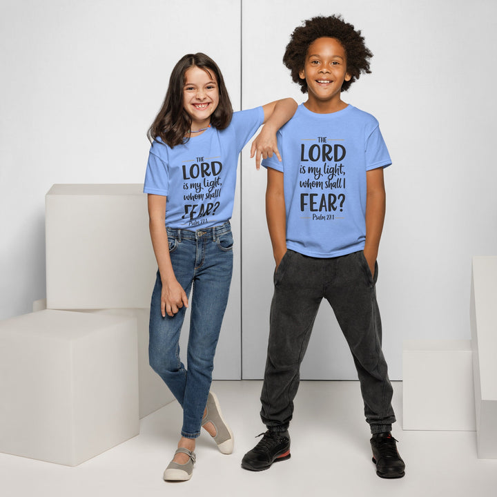 The Lord Is My Light Youth t-shirt - Faith Scripture Gift | Gifts Of Words