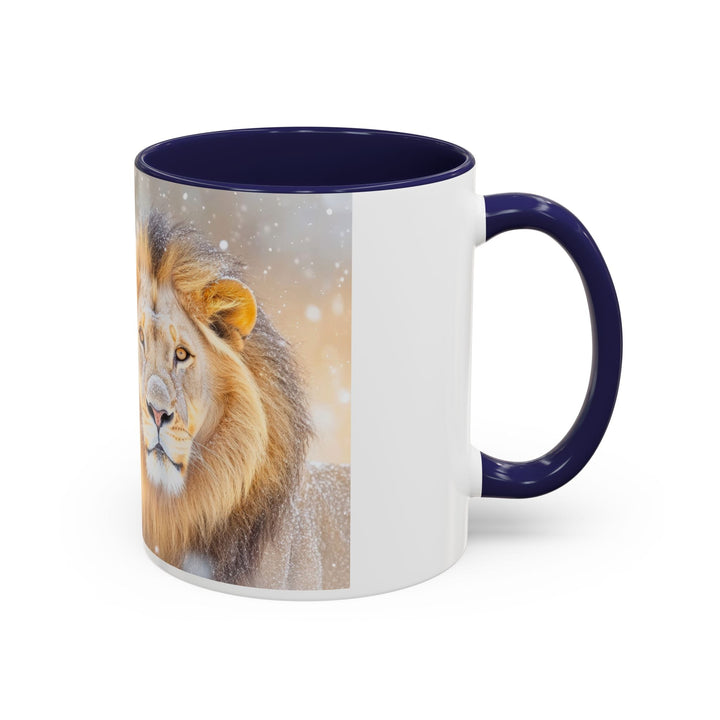 Golden Lion Stainless Accent Coffee Mug (11, 15oz) - Faith Scripture Gift | Gifts Of Words