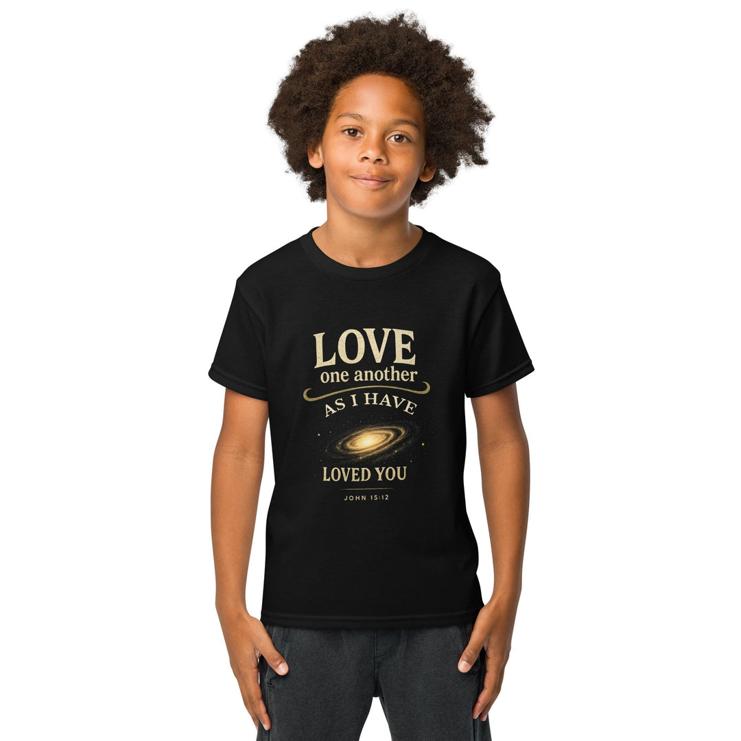 Love One Another Youth t-shirt - Faith Scripture Gift | Gifts Of Words