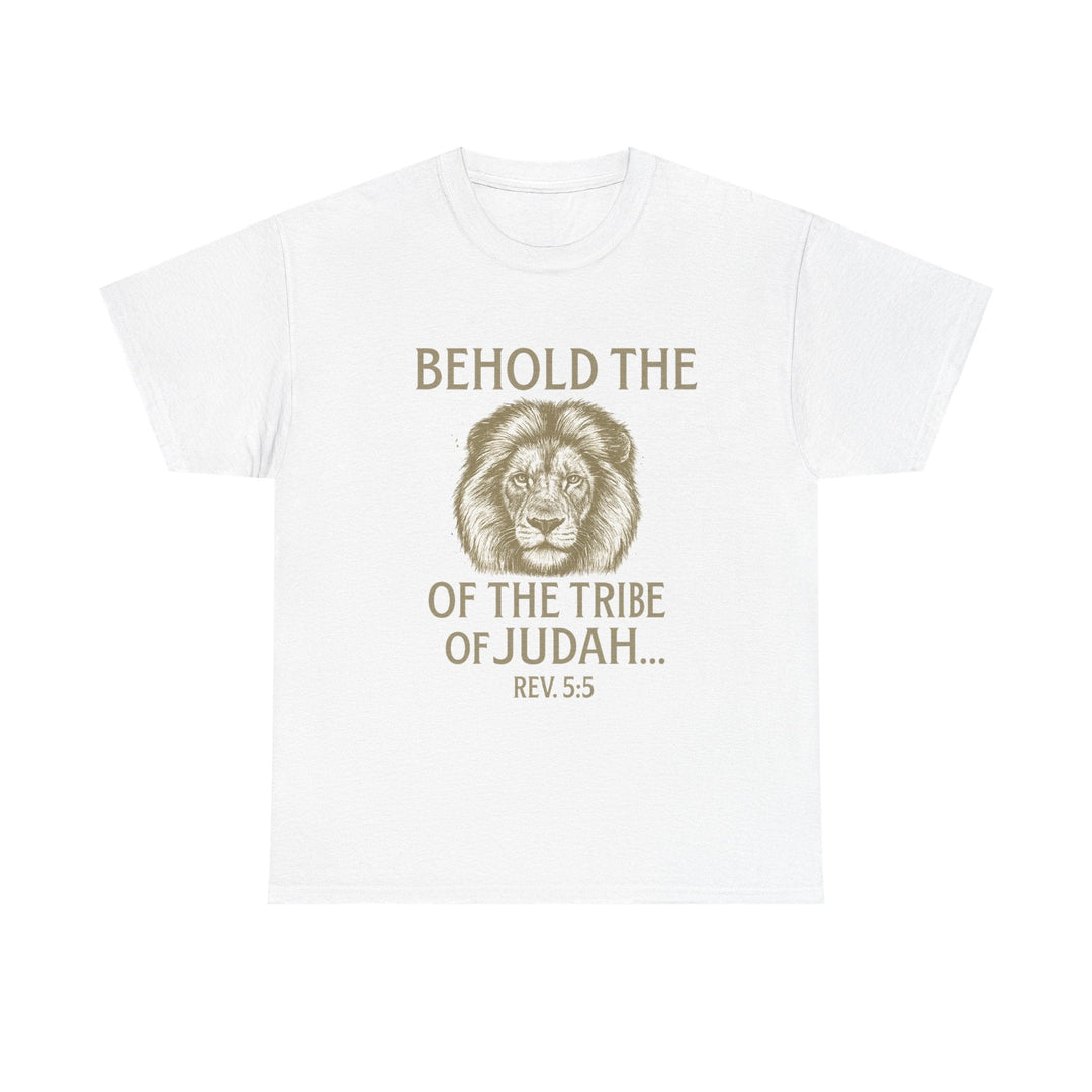 Lion of Judah Tee - Faith Scripture Gift | Gifts Of Words