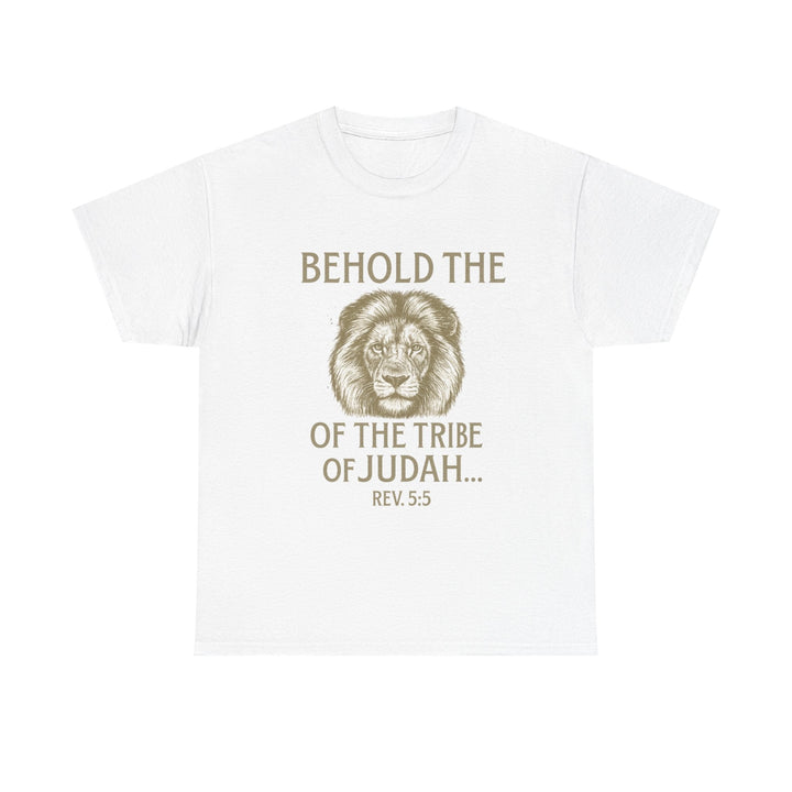 Lion of Judah Tee - Faith Scripture Gift | Gifts Of Words