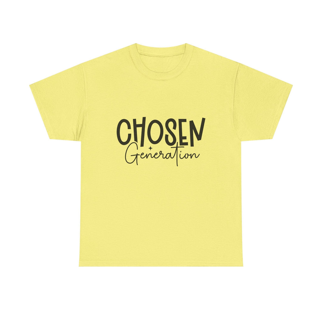 Chosen Generation Unisex Heavy Cotton Tee - Faith Scripture Gift | Gifts Of Words