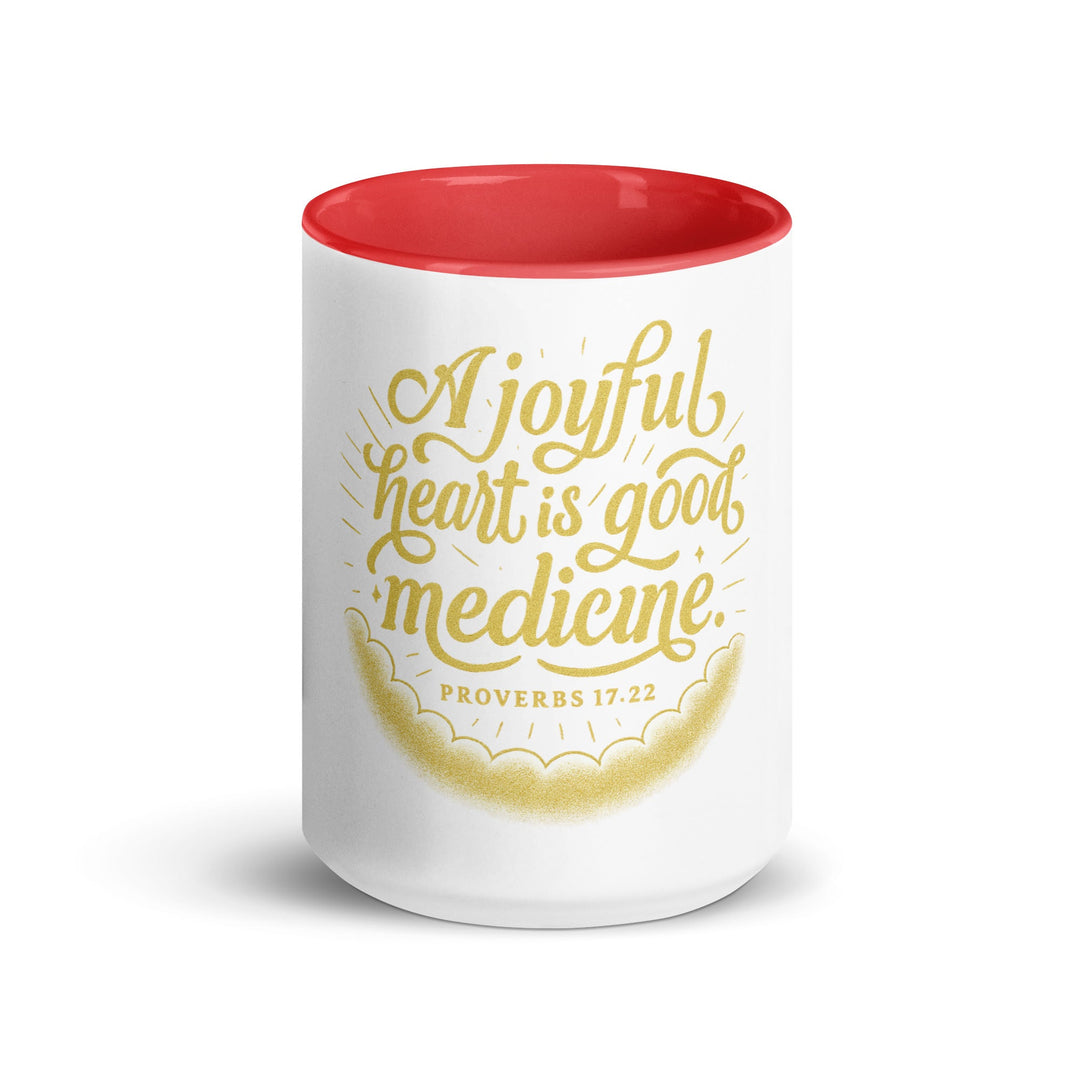 A joyful heart is good medicine Mug - Faith Scripture Gift | Gifts Of Words
