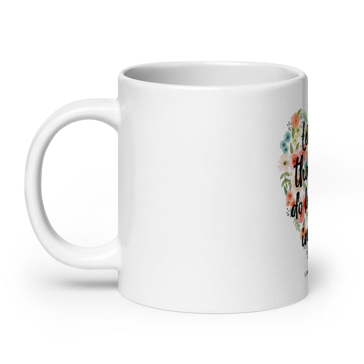 Let all that you do be done in love Mug - Faith Scripture Gift | Gifts Of Words
