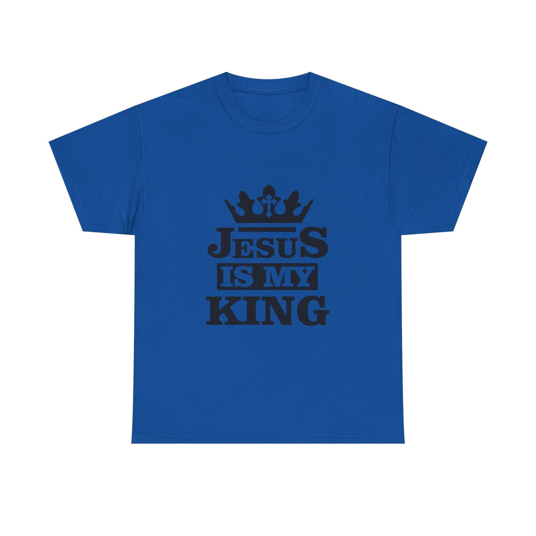 Jesus Is My King T-Shirt - Bold Christian Faith Graphic Tee - Faith Scripture Gift | Gifts Of Words