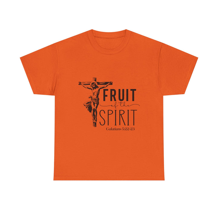 Fruit of the Spirit Galatians 5 22-23-01 Unisex Heavy Cotton Tee - Faith Scripture Gift | Gifts Of Words