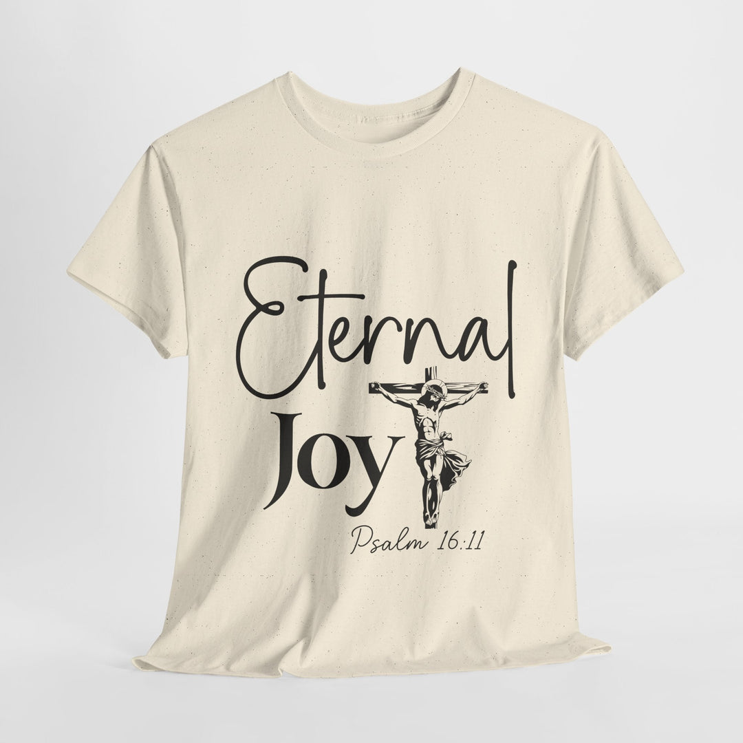 Eternal Joy Psalm 16 11-01 Unisex Heavy Cotton Tee - Faith Scripture Gift | Gifts Of Words