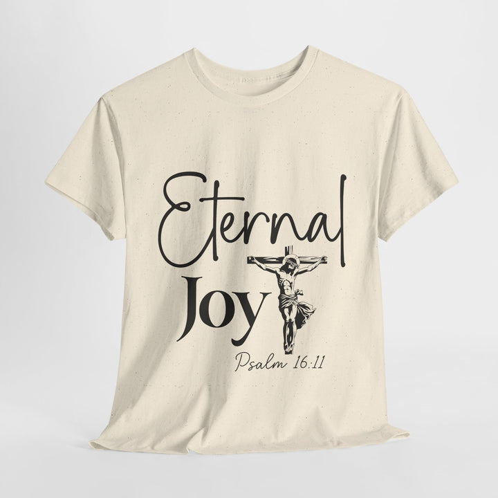 Eternal Joy Psalm 16 11-01 Unisex Heavy Cotton Tee - Faith Scripture Gift | Gifts Of Words