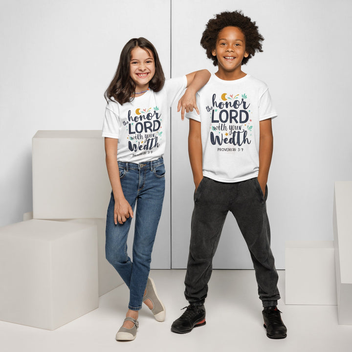 Honor The Lord Youth t-shirt - Faith Scripture Gift | Gifts Of Words