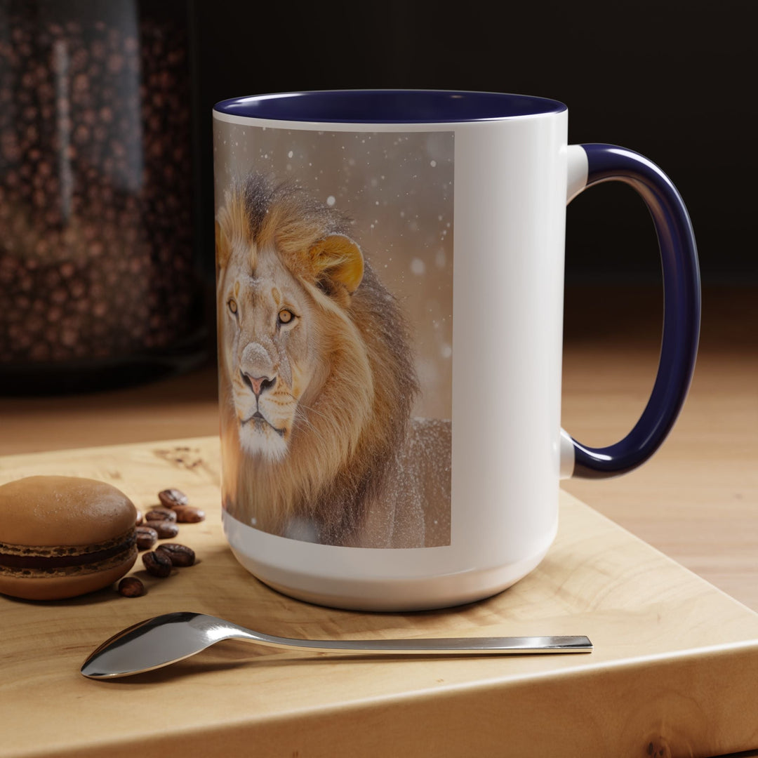 Golden Lion Stainless Accent Coffee Mug (11, 15oz) - Faith Scripture Gift | Gifts Of Words