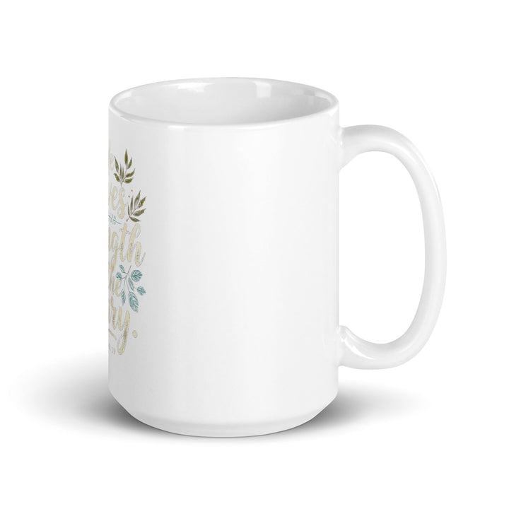 He Gives Strength Mug - Faith Scripture Gift | Gifts Of Words
