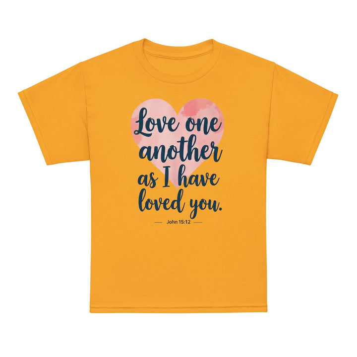 Love One Another Youth t-shirt - Faith Scripture Gift | Gifts Of Words