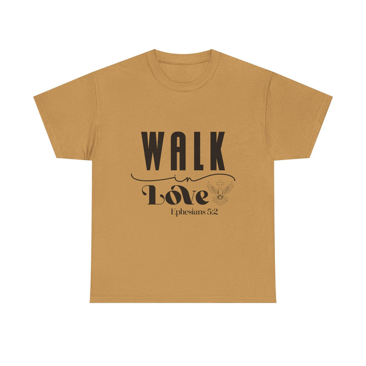 Walk in Love Ephesians 5 2-01 Unisex Heavy Cotton Tee - Faith Scripture Gift | Gifts Of Words