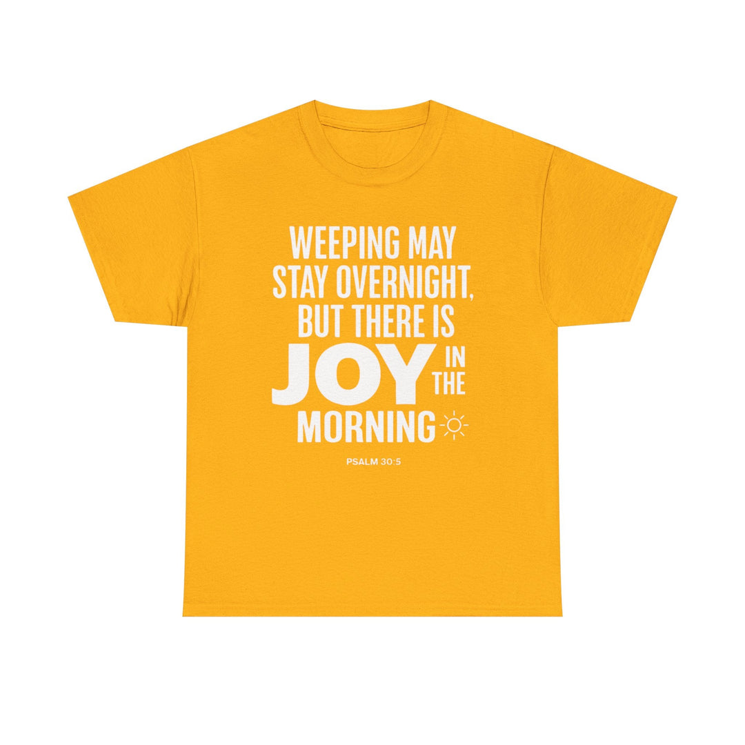 Heavy Cotton Tee – Premium Weight Durable Unisex Crewneck - Faith Scripture Gift | Gifts Of Words