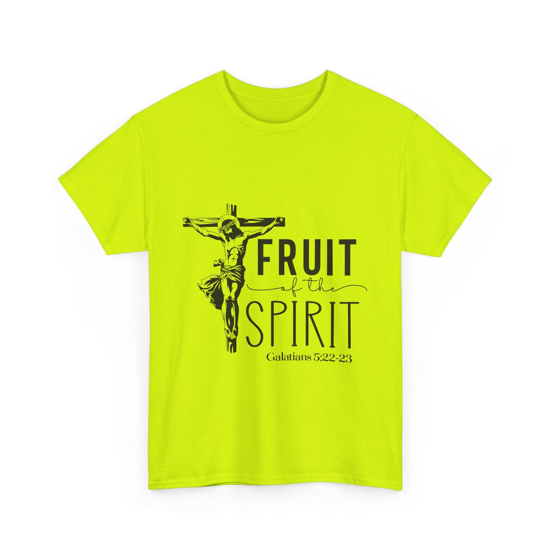 Fruit of the Spirit Galatians 5 22-23-01 Unisex Heavy Cotton Tee - Faith Scripture Gift | Gifts Of Words