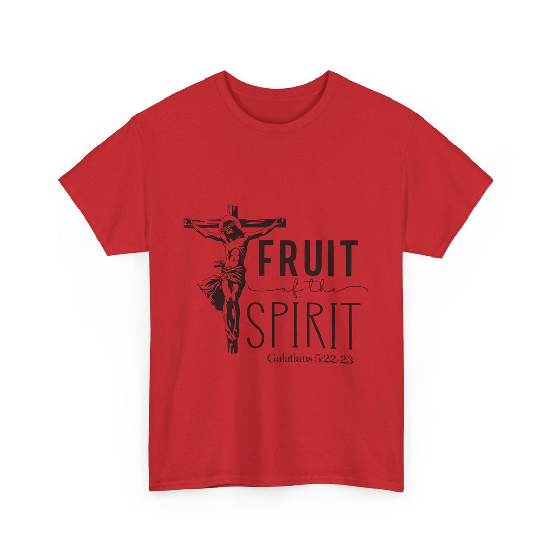 Fruit of the Spirit Galatians 5 22-23-01 Unisex Heavy Cotton Tee - Faith Scripture Gift | Gifts Of Words