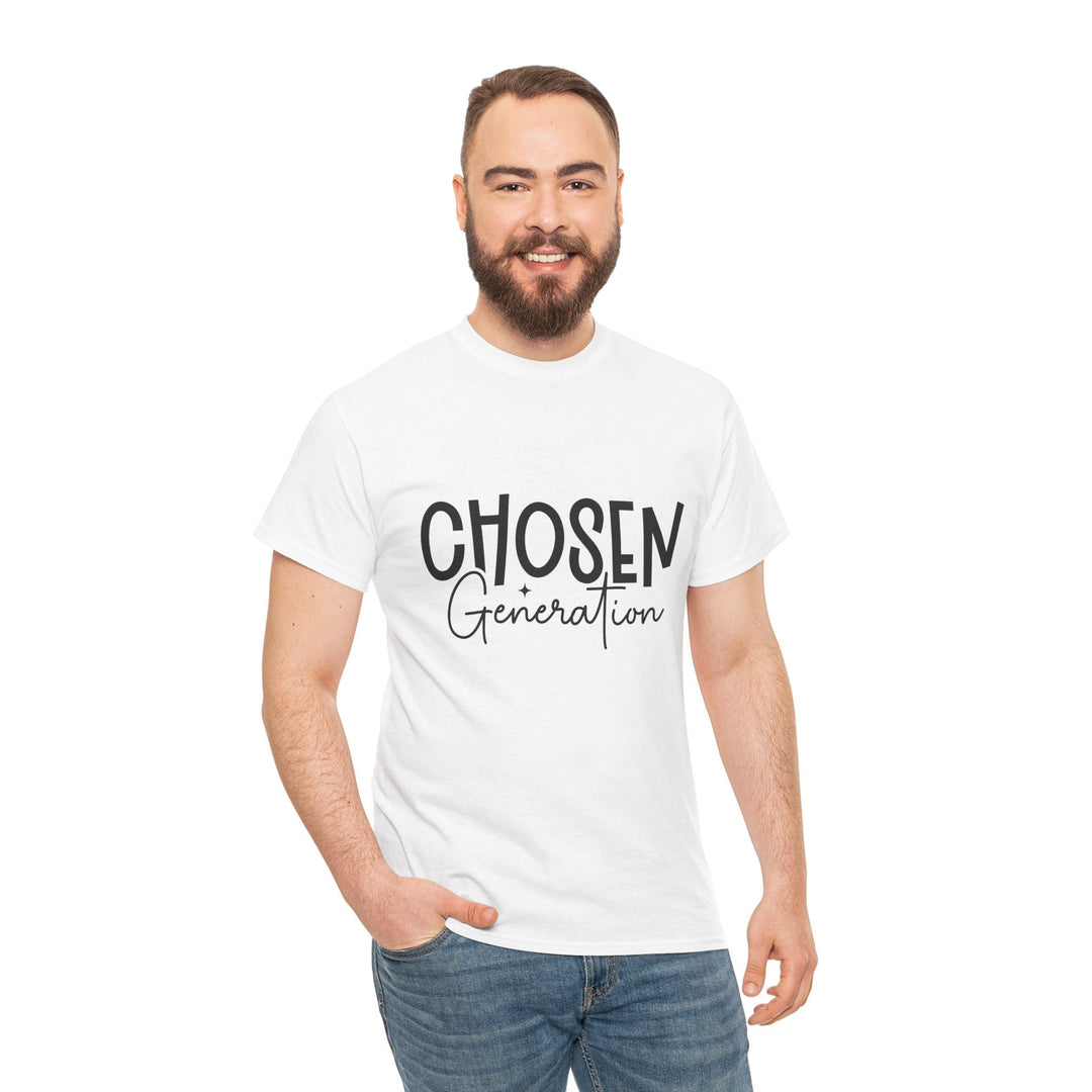 Chosen Generation Unisex Heavy Cotton Tee - Faith Scripture Gift | Gifts Of Words