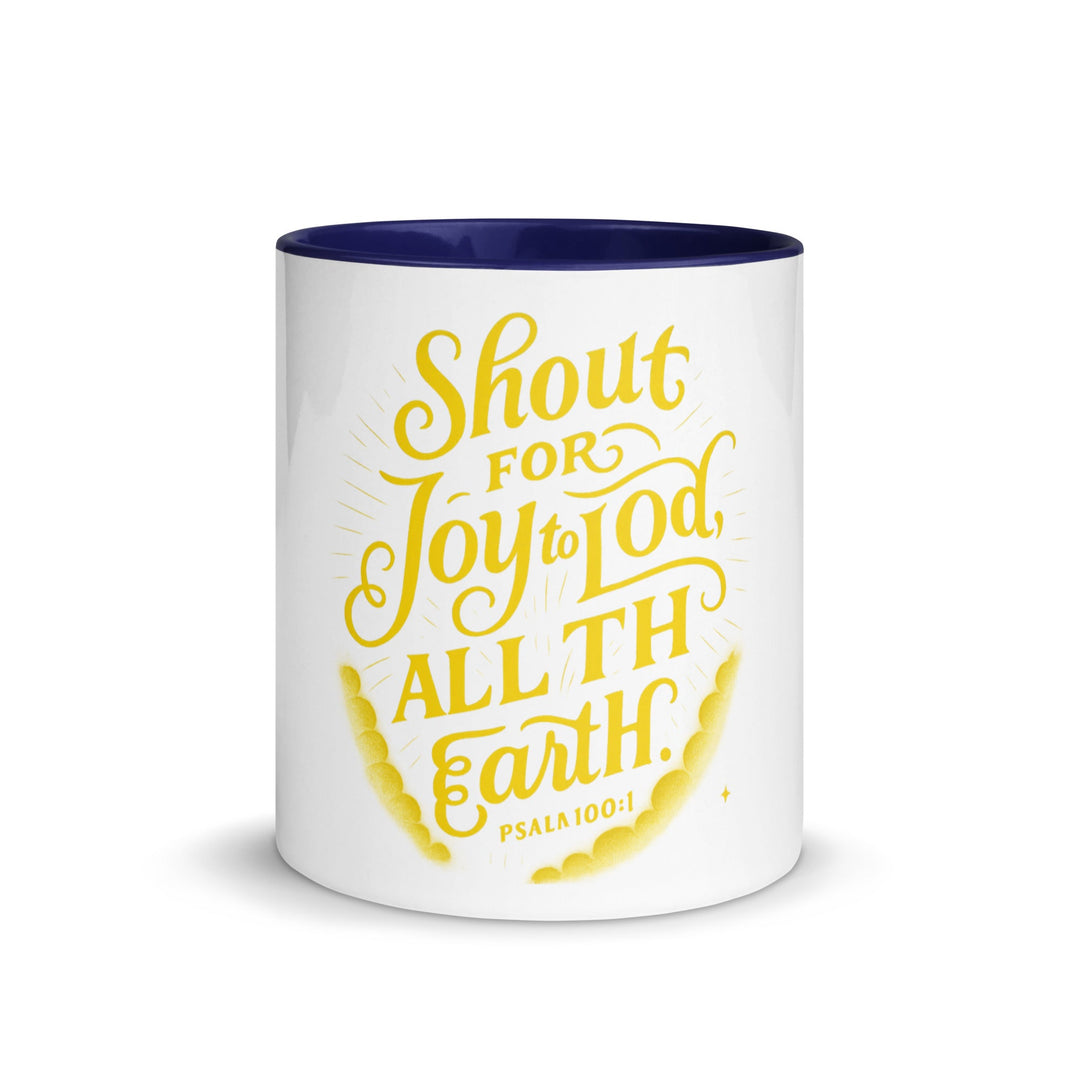 Shout for Joy to Lod all TH  EarthMug - Faith Scripture Gift | Gifts Of Words