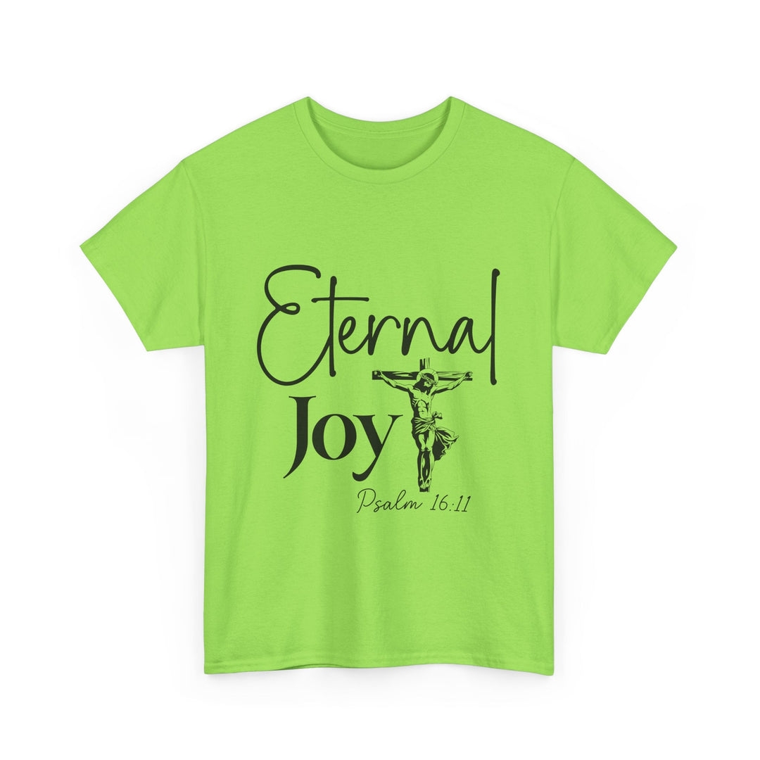 Eternal Joy Psalm 16 11-01 Unisex Heavy Cotton Tee - Faith Scripture Gift | Gifts Of Words