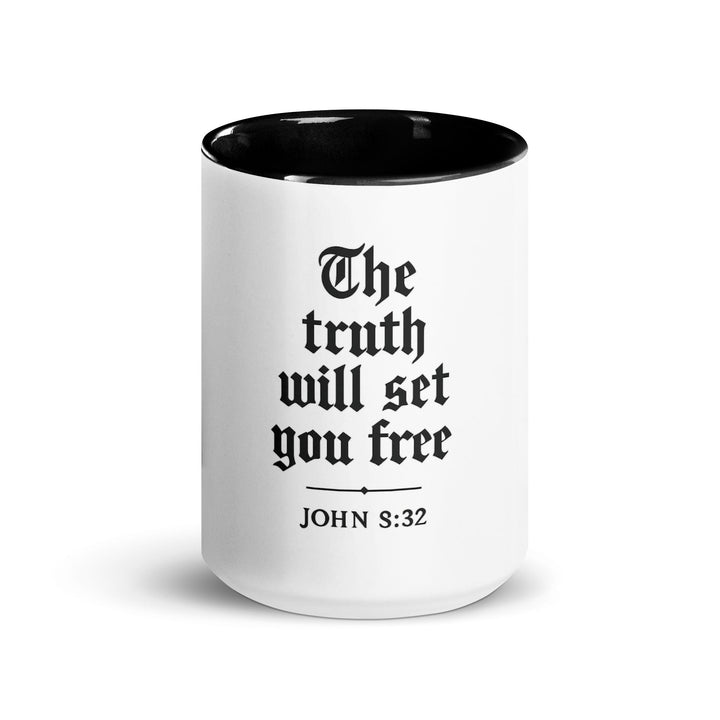 The truth will set you free Mug - Faith Scripture Gift | Gifts Of Words