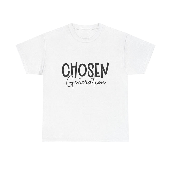 Chosen Generation Unisex Heavy Cotton Tee - Faith Scripture Gift | Gifts Of Words