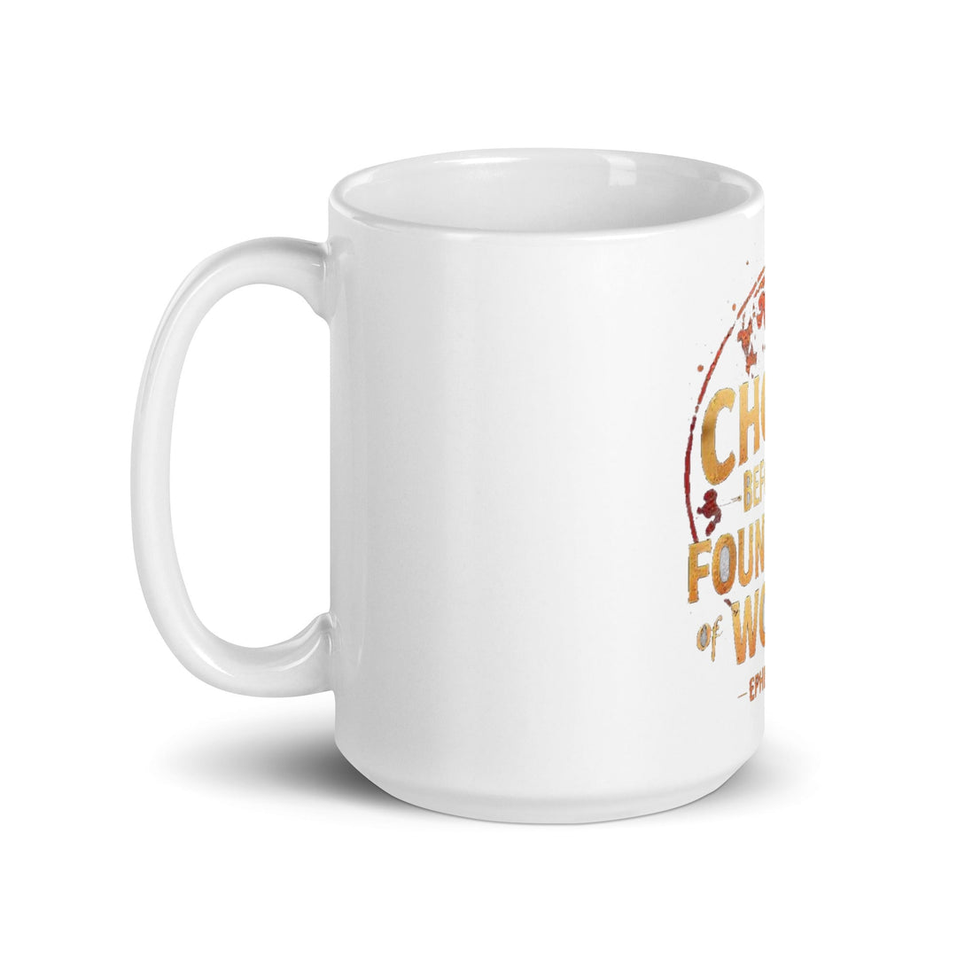 Chosen Before The Foundation Mug - Faith Scripture Gift | Gifts Of Words