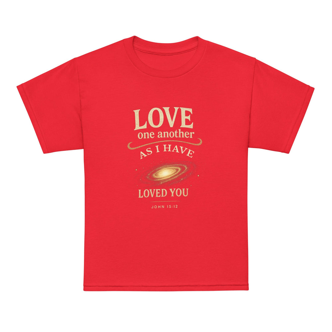 Love One Another Youth t-shirt - Faith Scripture Gift | Gifts Of Words