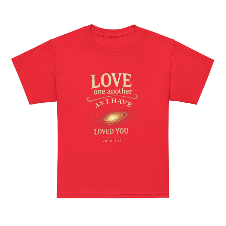 Love One Another Youth t-shirt - Faith Scripture Gift | Gifts Of Words