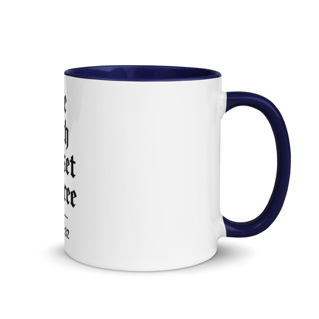 The truth will set you free Mug - Faith Scripture Gift | Gifts Of Words